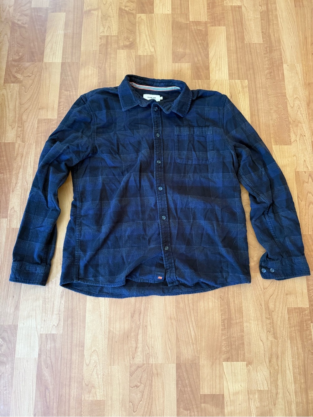The Normal Brand Men's Dark Navy Button-Down Casual Shirt